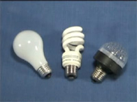 Energy Usage Comparison between an Incandescent, CFL and LED Bulb