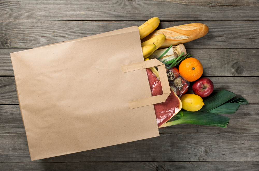 trash can for paper grocery bolsas